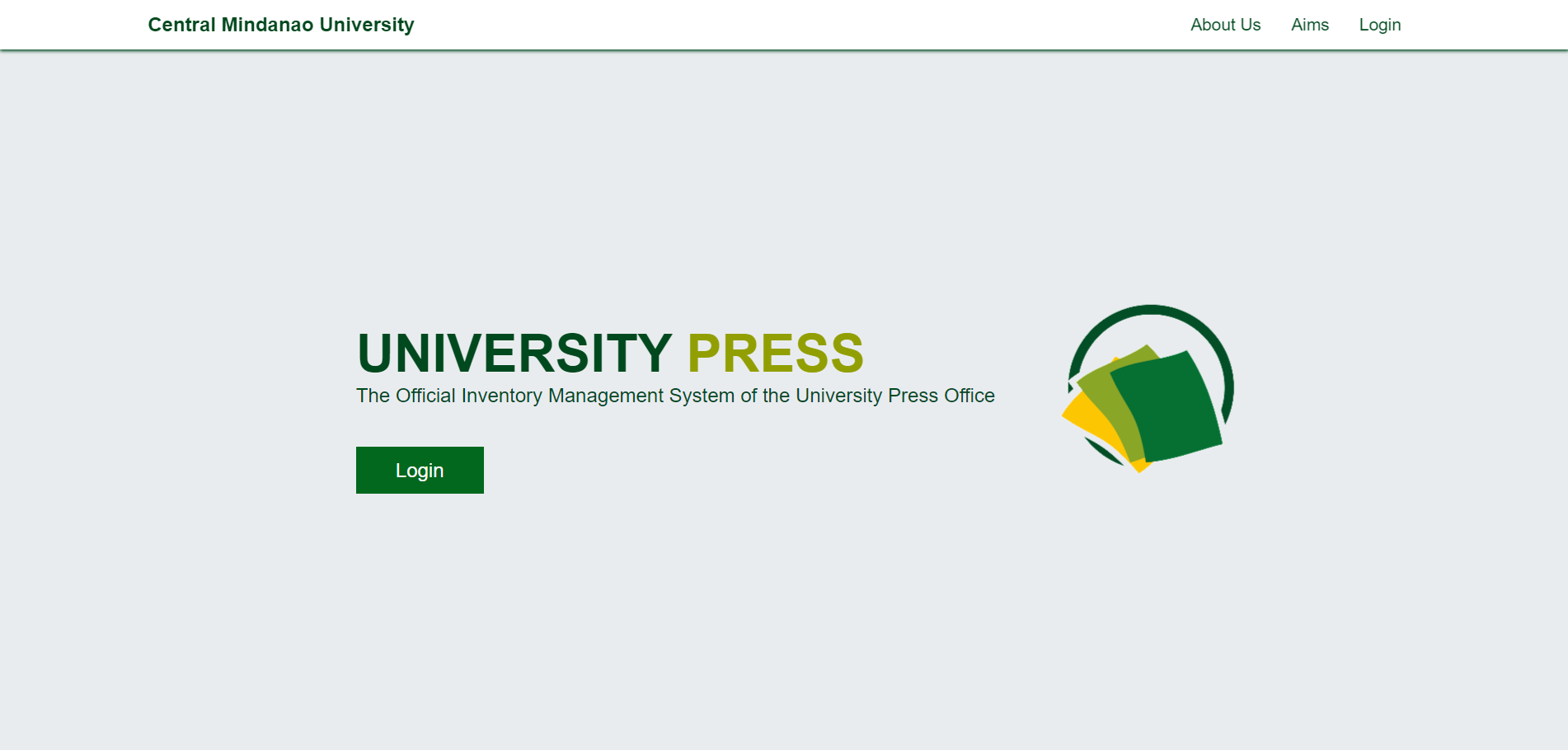 Online Document Request System screenshot